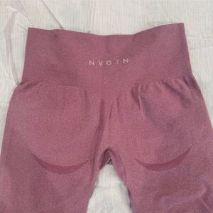 NVGTN Dusty Mauve High-Waist Seamless Leggings